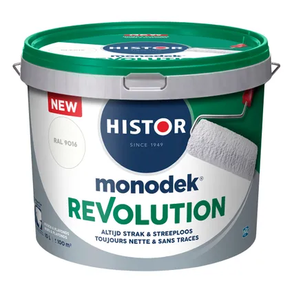 Peinture Histor Monodek Revolution RAL 9016 10L 2