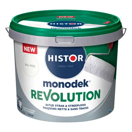 Peinture Histor Monodek Revolution RAL 9016 5L 3