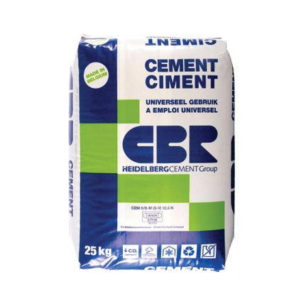 CBR cement CEM II 32,5N 25kg + pallet 3004837
