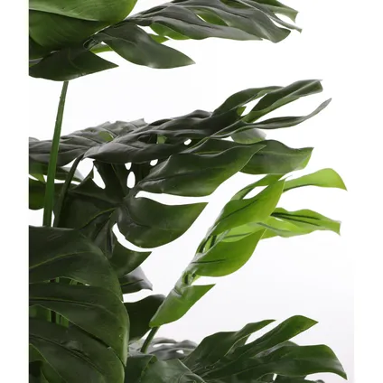 Mica Decorations Kunstplant - Monstera - groen - 100 x 65 cm 2