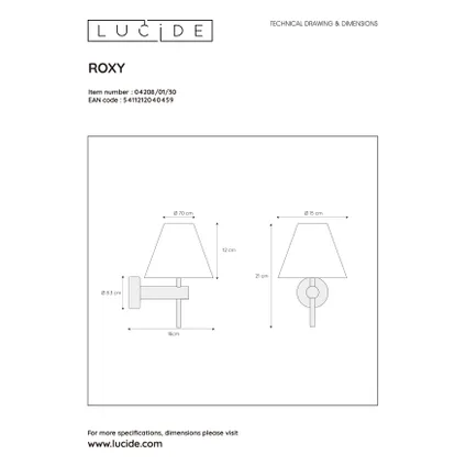 Lucide wandlamp Roxy 6