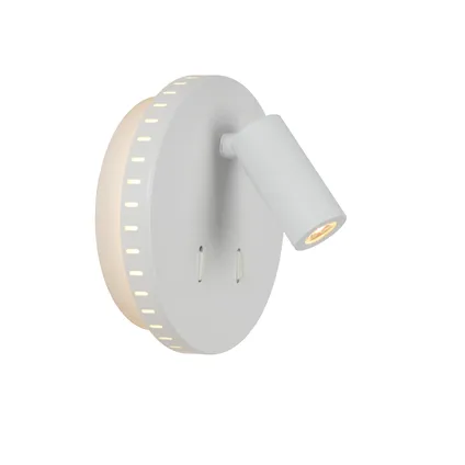 Applique LED Lucide Bentjer blanche ⌀14cm 11W