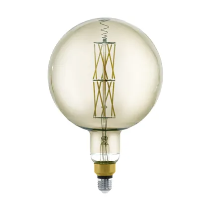 EGLO LED-lamp 8W E27 smokey globe