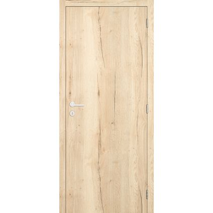 Feuille de porte Thys - Real wood oak - Tubulaire - 201,5x 93 cm