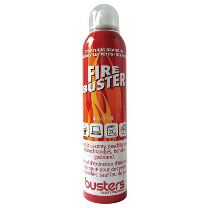 Aérosol d'extinction d'incendie Busters Fire Buster 4 en 1 250ml