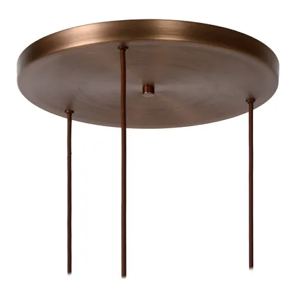 Lucide hanglamp Toledo amber ⌀50cm 3xE27 6