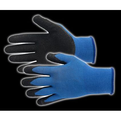 Busters handschoenen Bamboo Work Heavy blauw/zwart maat 8