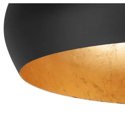 EGLO plafondlamp Mogano zwart goud ⌀40cm E27 4