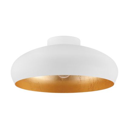 EGLO plafondlamp Mogano wit goud ⌀40cm E27