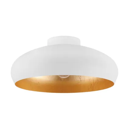 EGLO plafondlamp Mogano wit goud ⌀40cm E27