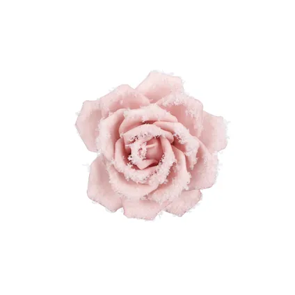 Clip Rose rose - 5x14cm