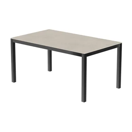 Table 'Uptown Light' 150x100cm structure anthracite