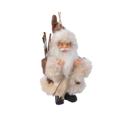 Père Noël marron 13cm