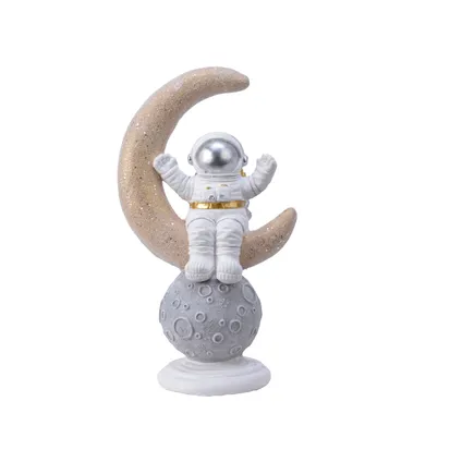 Astronaute Decoris or blanc 53cm