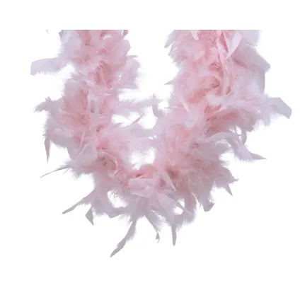 Decoris boa-slinger roze 150cm