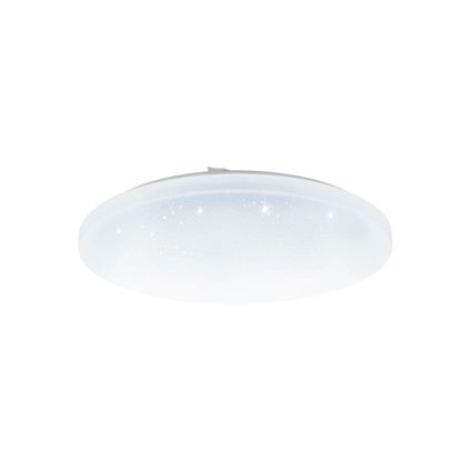 Plafonnier LED EGLO Frania-A blanc effet cristal 24W