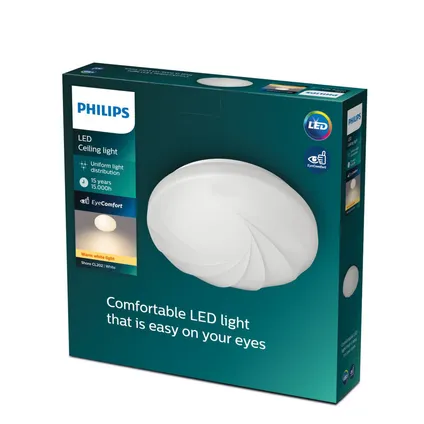 Philips plafondlamp Shore warm wit ⌀32cm 17W 3