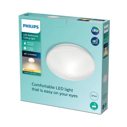 Philips plafondlamp Canopus chroom klein 6