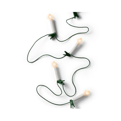 Lumineo kerstboomverlichting - 16 kaarsen - warm wit - 6 m