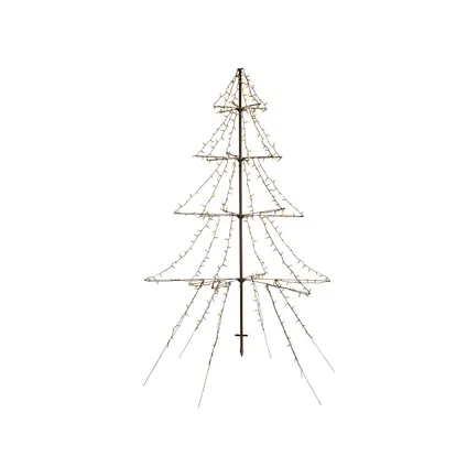Kerstboom klassiek warm LED 200cm