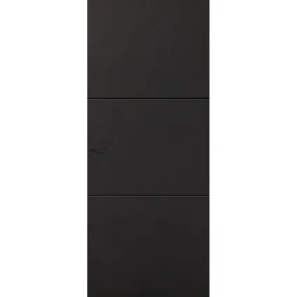 CanDo Capital binnendeur Jefferson zwart opdek links 83x201,5 cm