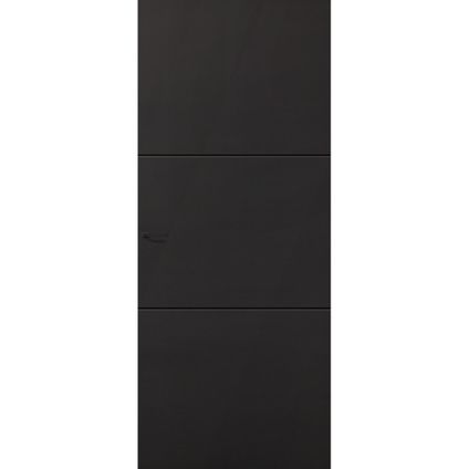 CanDo Capital binnendeur Jefferson zwart opdek links 78x211,5 cm