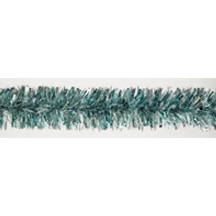 Kerstslinger Facet Tinsel blauw/zilver 2 meter