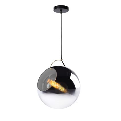 Lucide hanglamp Jazzlynn grijs Ø30cm E27