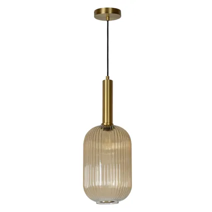 Lucide hanglamp Maloto amber ⌀20cm E27 9