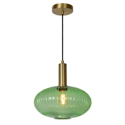 Lucide hanglamp Maloto groen ⌀30cm E27