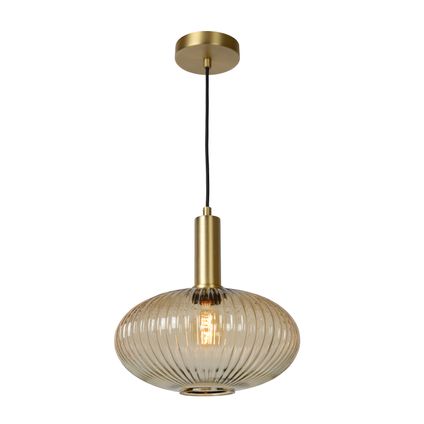 Lucide hanglamp Maloto amber ⌀30cm E27