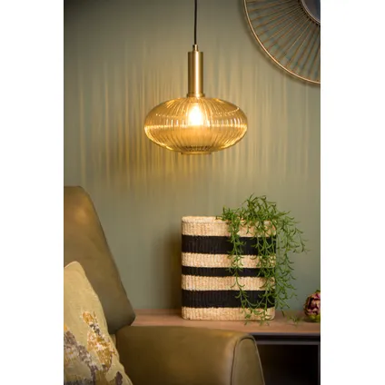Lucide hanglamp Maloto amber ⌀30cm E27 2