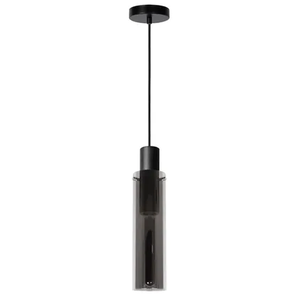 Lucide hanglamp Orlando gerookt glas ⌀10cm E27 2