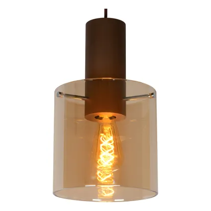 Lucide hanglamp Toledo amber ⌀20cm E27 9