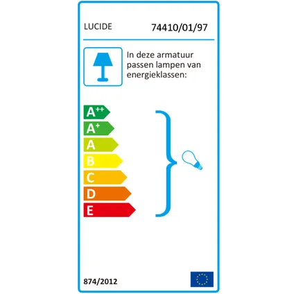 Lucide hanglamp Zino roestbruin ⌀10cm E27 7