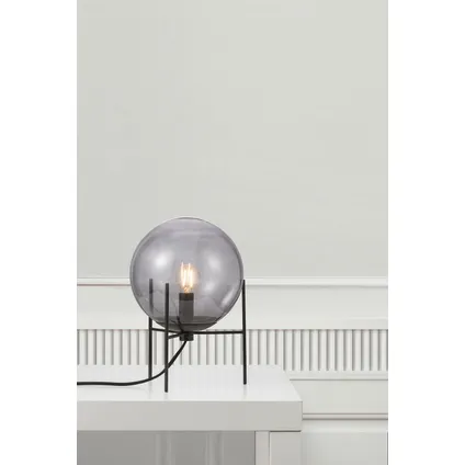 Nordlux lampe de table Alton fumé noir E14 2
