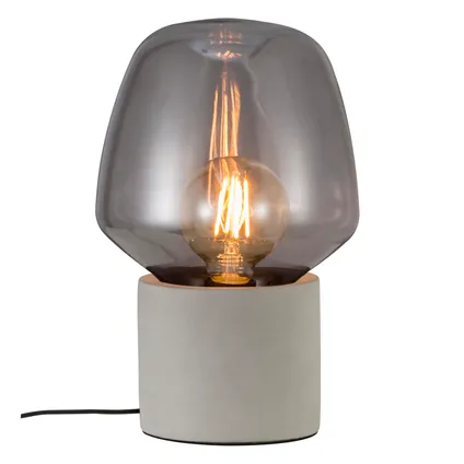 Lampe de table Nordlux Christina gris ⌀20cm E27