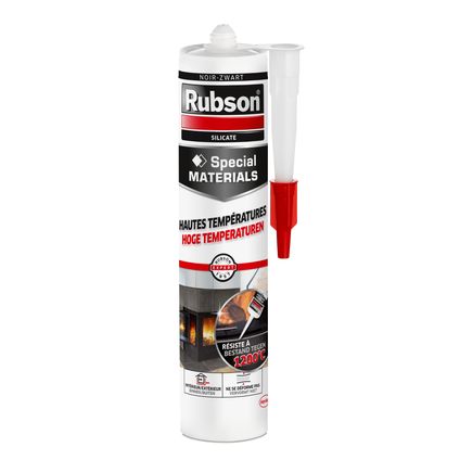 Rubson voegkit Special Materials Hoge Temperaturen zwart 280ml