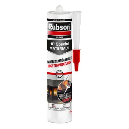 Rubson voegkit Special Materials Hoge Temperaturen zwart 280ml 2