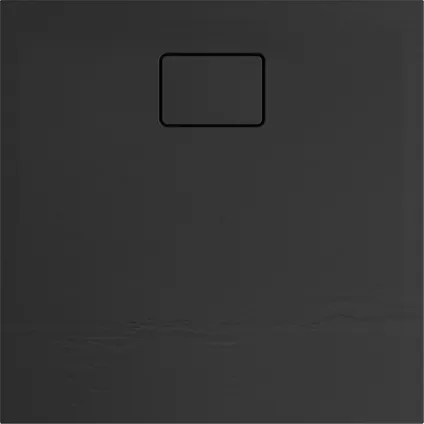 Allibert douchebak Terreno 80x80cm vierkant zwart