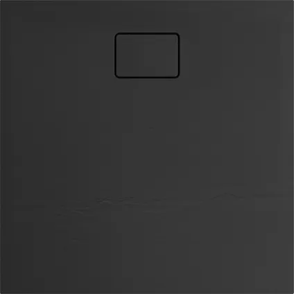 Allibert douchebak Terreno 90x90cm vierkant zwart