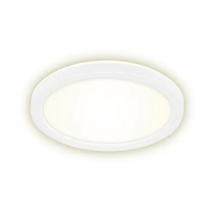 Briloner plafondlamp Slim LED Panel wit ⌀19cm 12W
