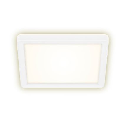 Briloner plafondlamp Slim met halo-effect wit 19cm 12W