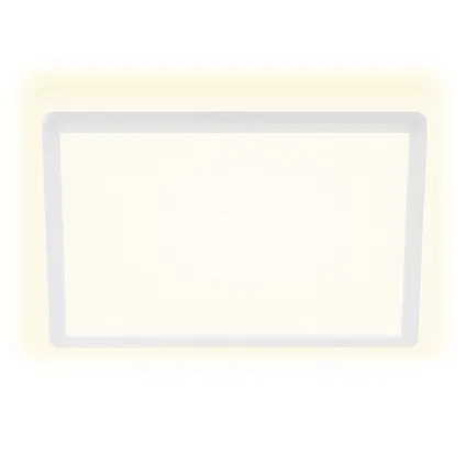 Plafonnier Briloner avec effet de halo blanc 29,3cm 18W