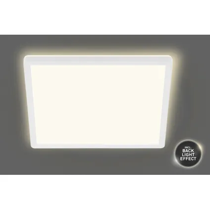 Briloner plafondlamp met halo-effect wit 29,3cm 18W 3
