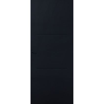 CanDo Capital binnendeur Austin zwart stomp schuifdeur 83x201,5 cm