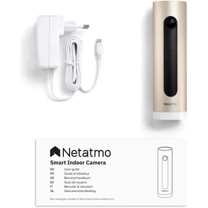 Caméra d'intérieur intelligente Netatmo Welcome Full HD 3