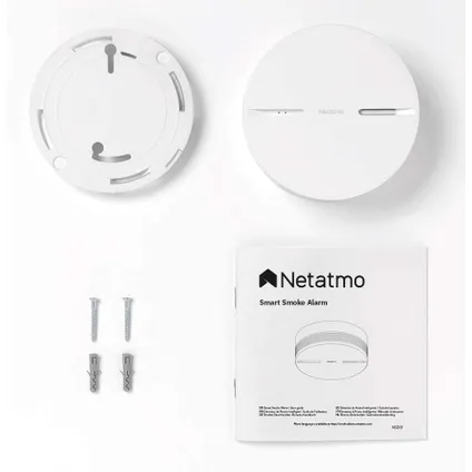 Détecteur de fumée intelligent Netatmo blanc 6