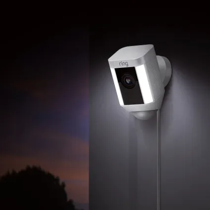 Caméra de sécurité Ring Spotlight Cam blanc 3
