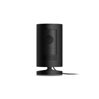 Ring slimme bewakingscamera - Stick-up Cam - plug-in - bedraad - 1080p HD-video - zwart